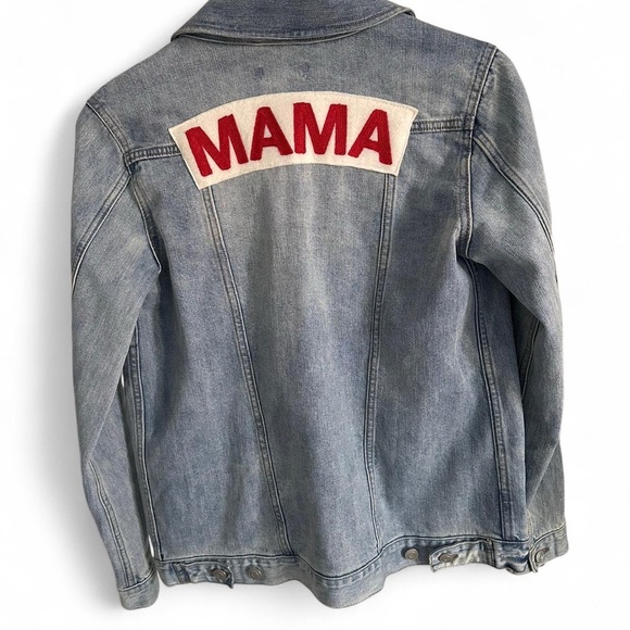 Ingrid & Isabel MAMA Blue Denim Jacket Small - Picture 4 of 8